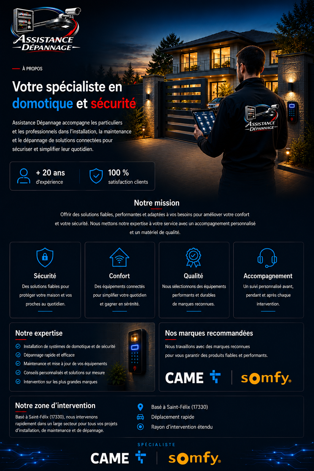 À propos Assistance Dépannage
